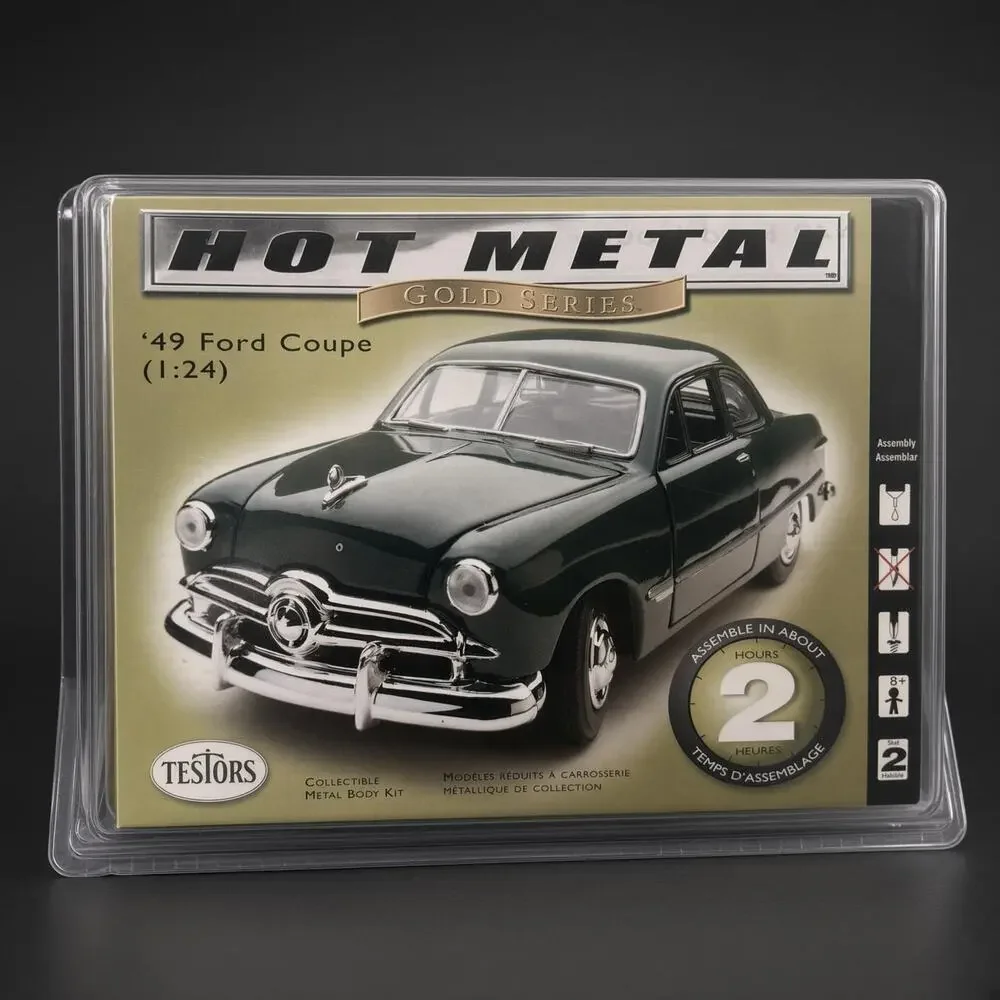 Hot Metal Gold Series 1949 Ford Coupe 1:24 Sealed Metal Model Kit Vintage NIP